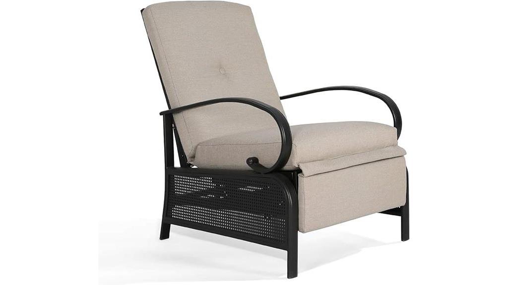 adjustable outdoor lounge chair