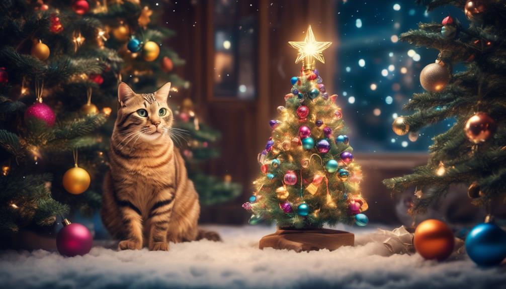 adorable feline christmas decorations