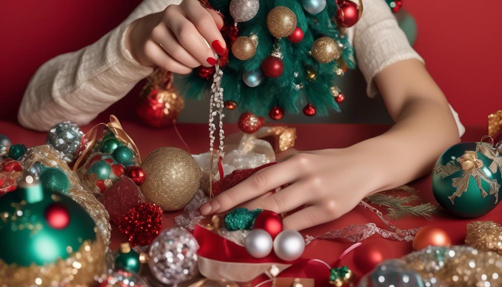 adorn the hat with decorations