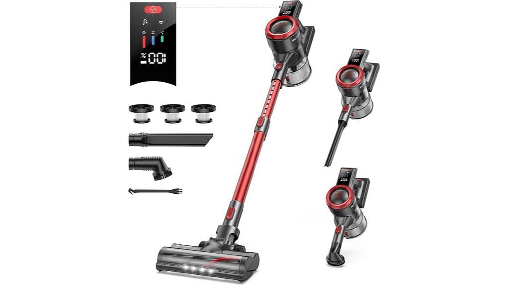 advanced cordless vacuum with display