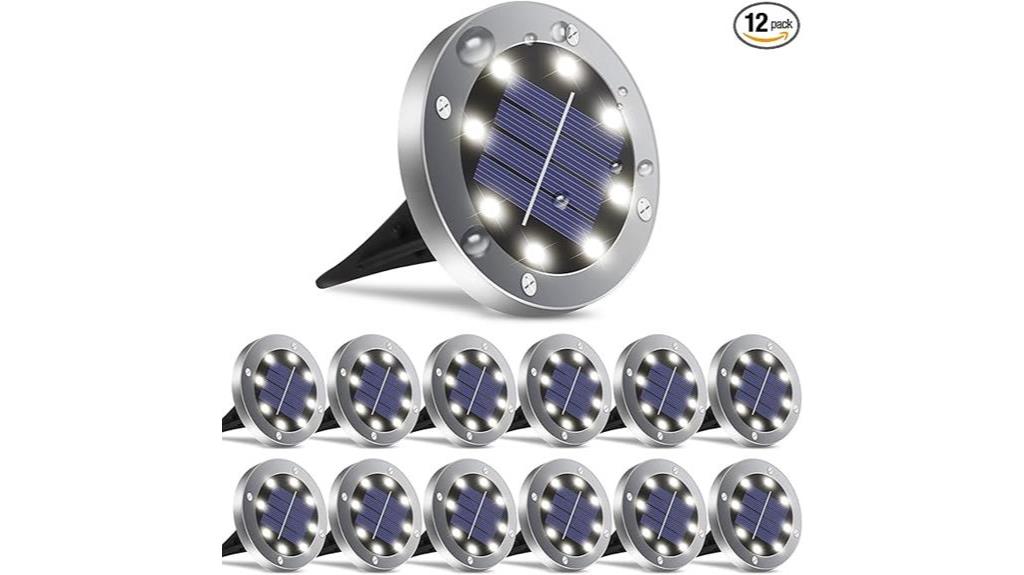 affordable 12 pack solar lights