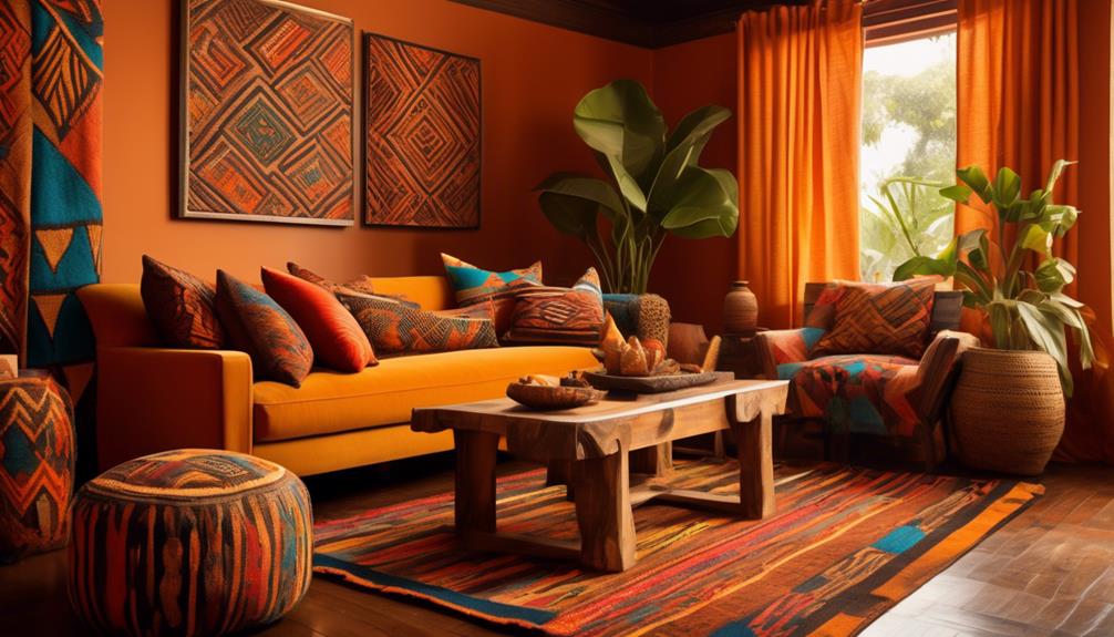 african textiles in decor