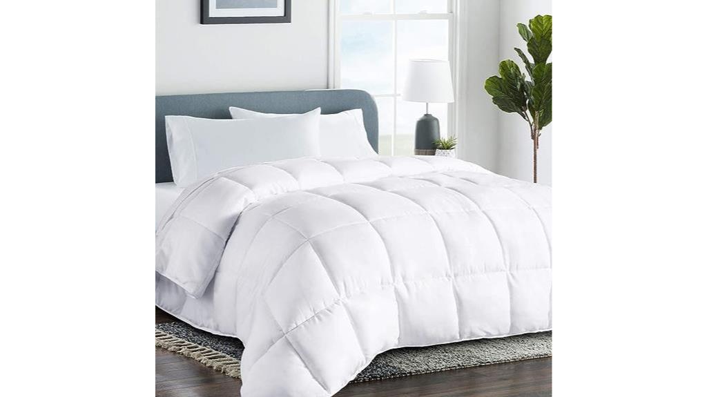 all season reversible white comforter