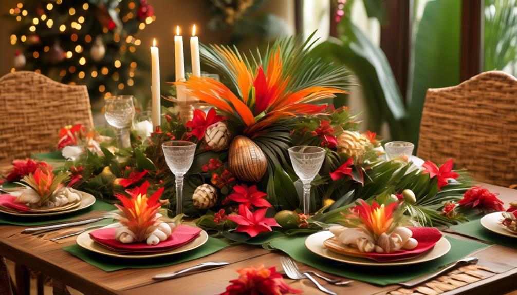 aloha inspired christmas feast