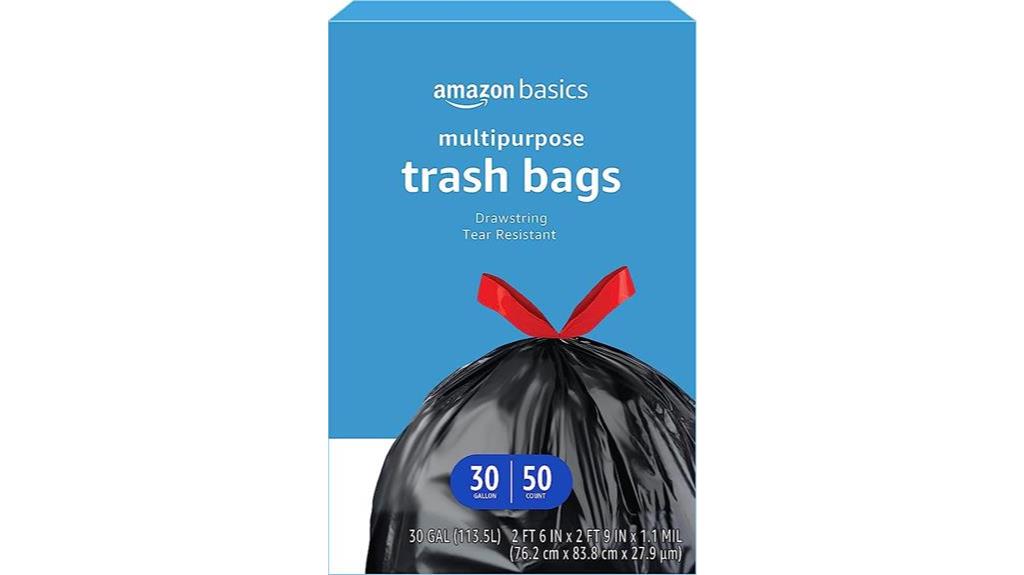 amazon basics 30 gallon trash bags