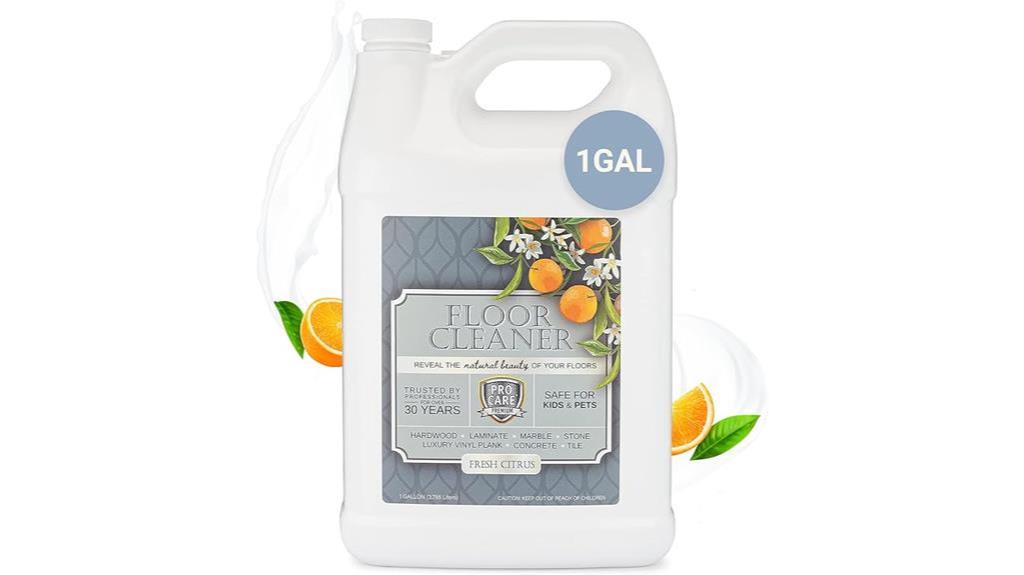 american made floor cleaner 1 gallon size