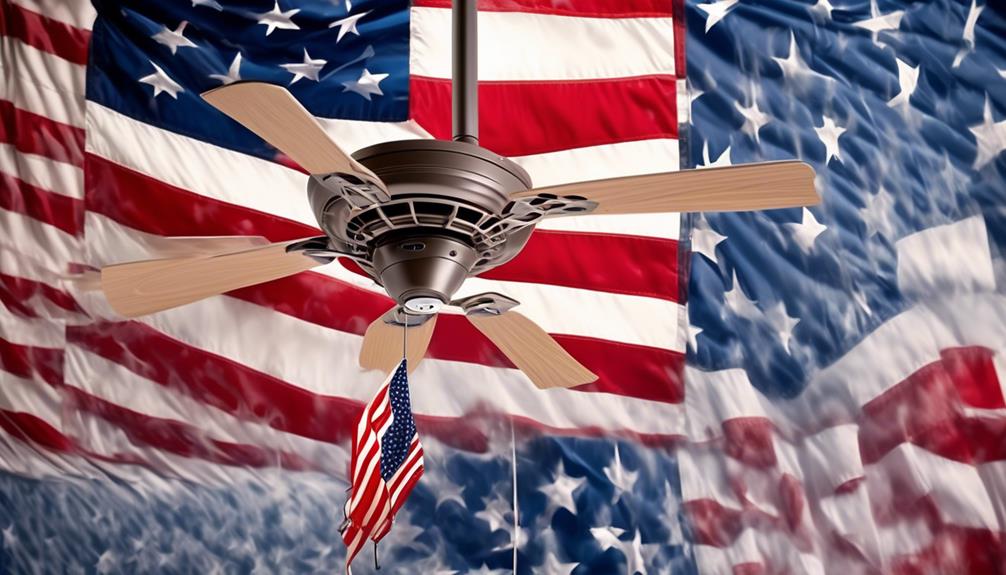 american made hunter ceiling fans