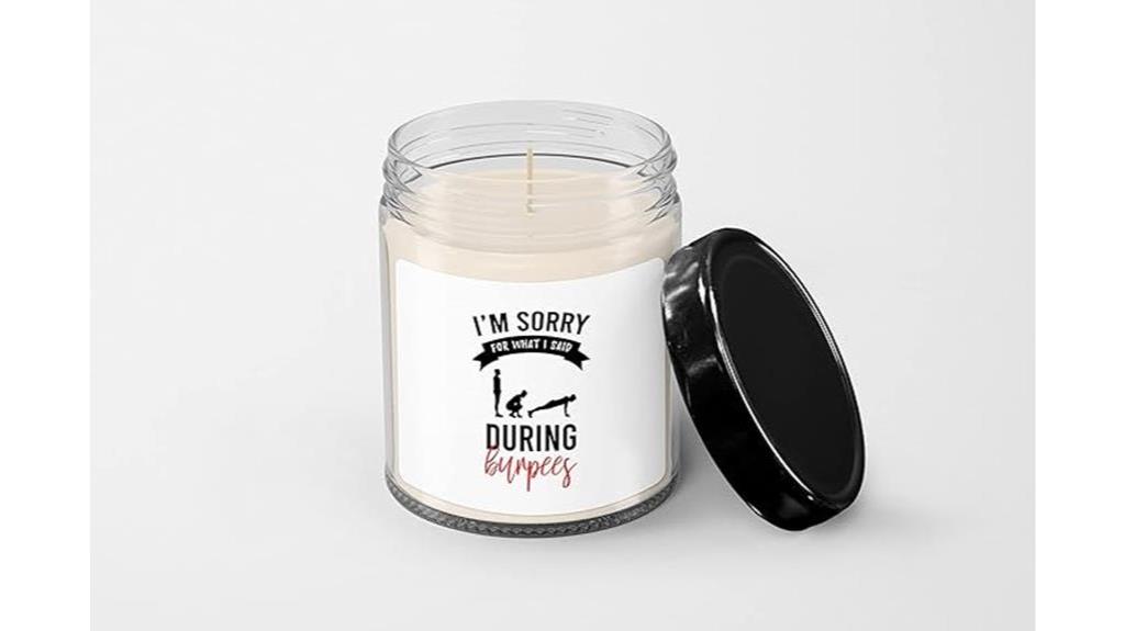 apology candle for burpee outburst