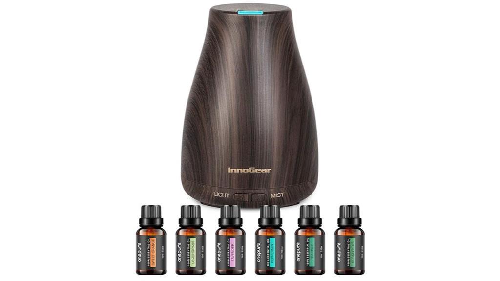 aromatherapy set with diffuser