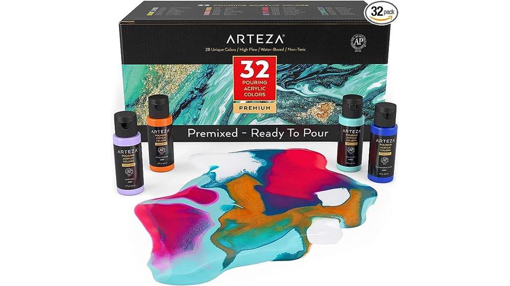 arteza acrylic pouring paint