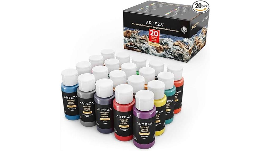 arteza outdoor acrylic paint