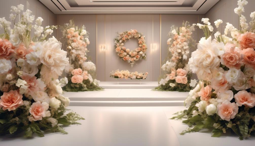 artificial floral arrangements for events