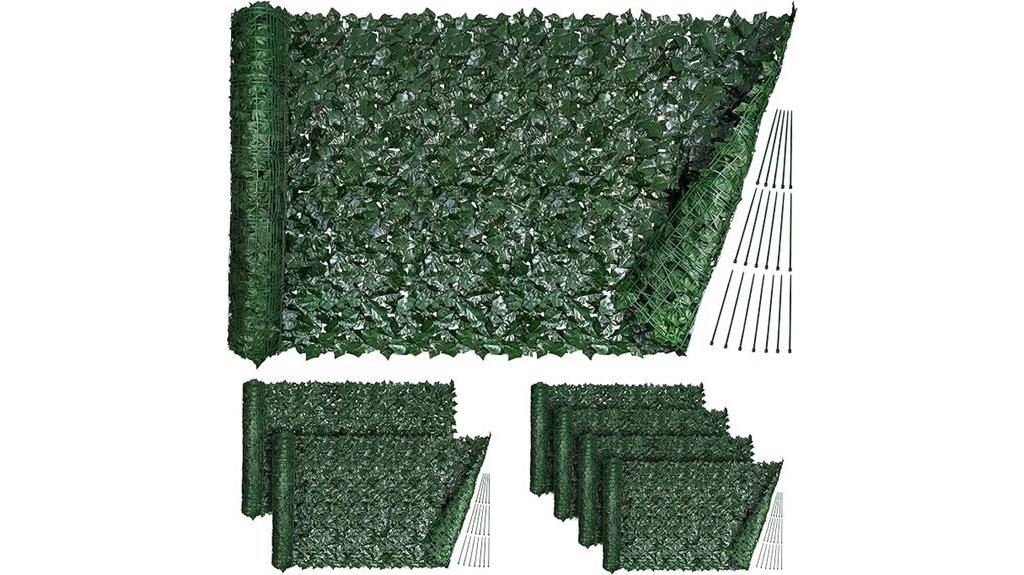 artificial ivy privacy fence