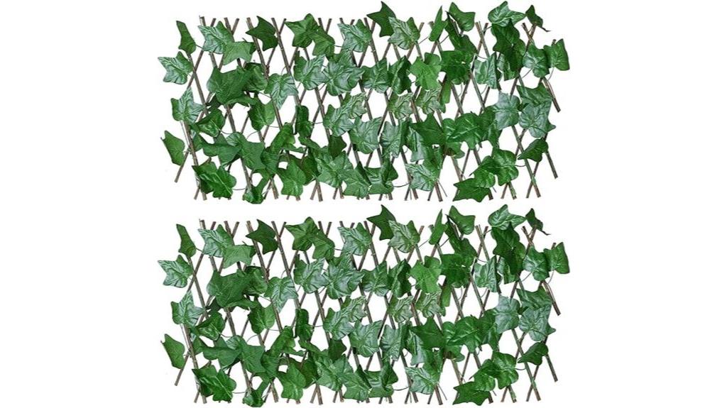artificial leaf privacy fence