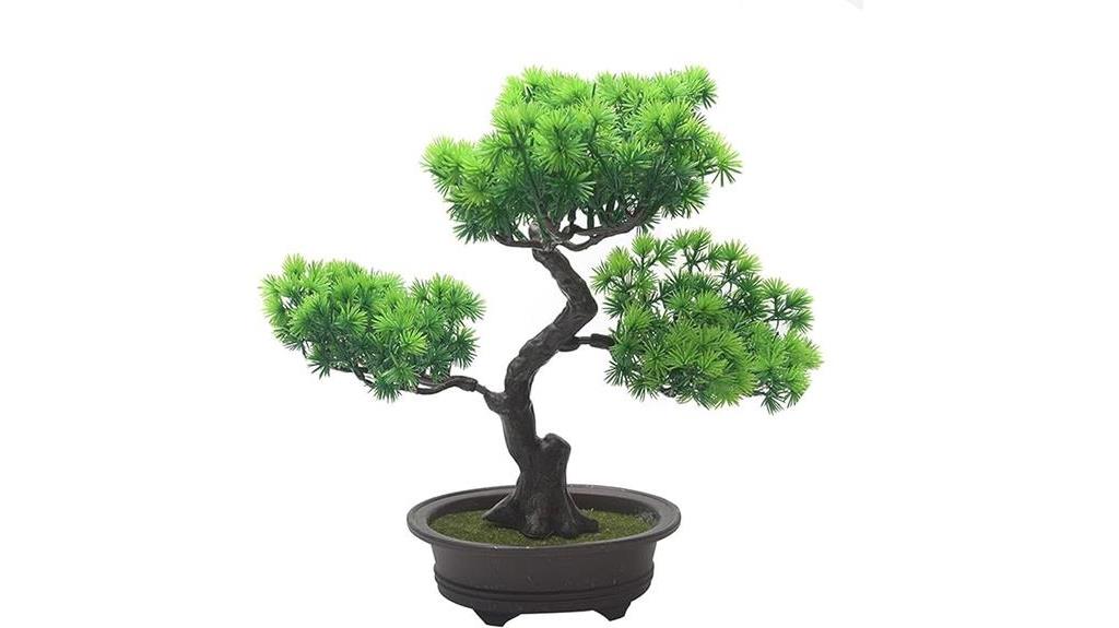 artificial pine bonsai tree