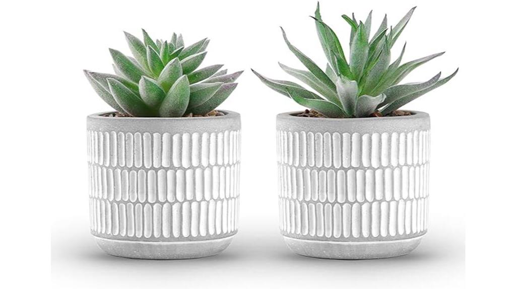 artificial succulents for home decor