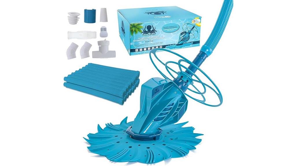 automated pool cleaner with hose
