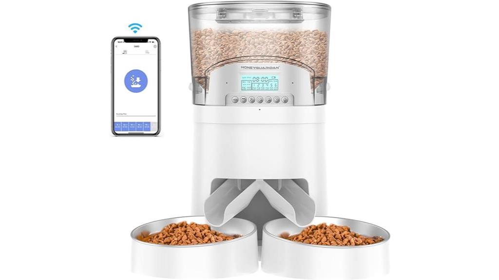 automatic cat feeder for 2 cats
