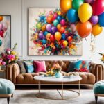 balloons for festive decorations