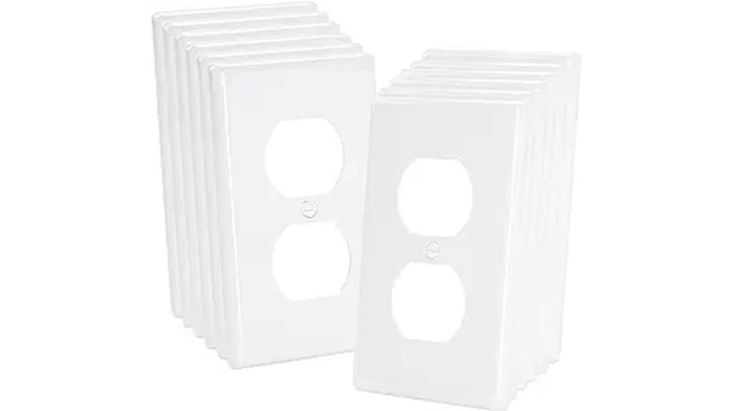 bates white outlet covers 12 pack