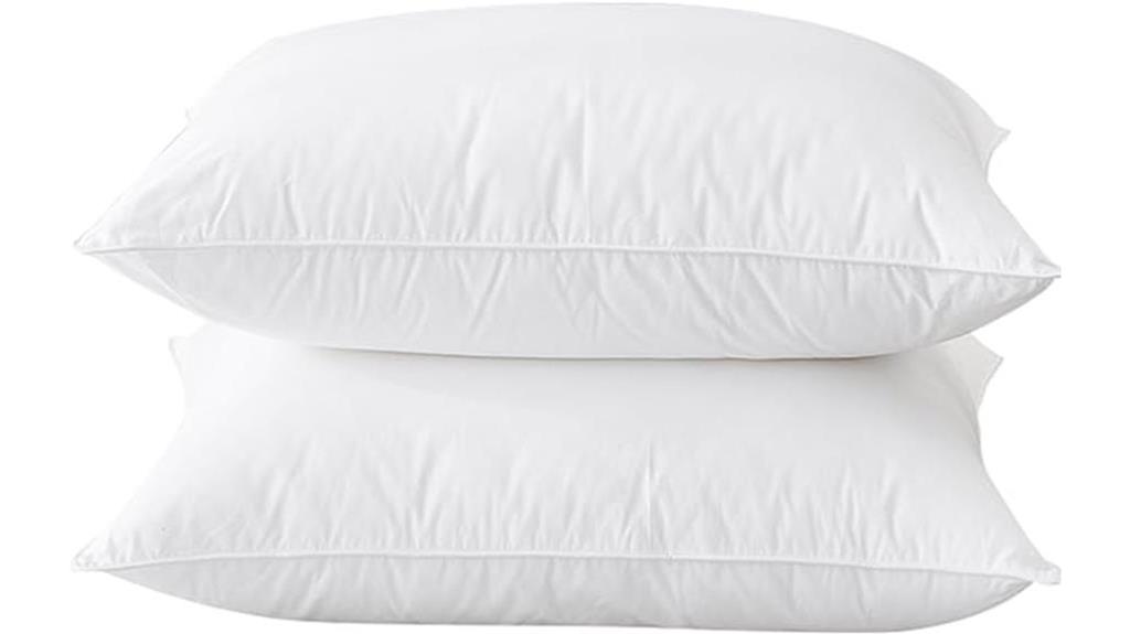 bhz queen size feather pillows