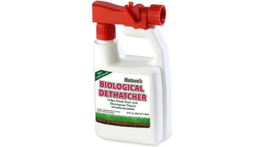 biological dethatcher with sprayer