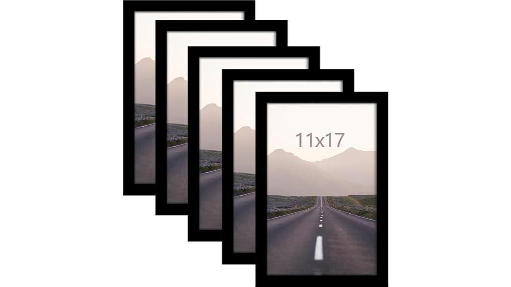 black 11x17 picture frames