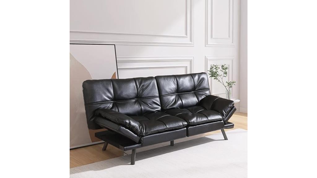 black futon sofa bed