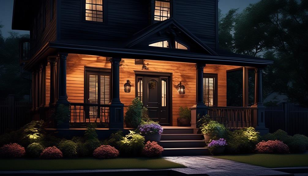 black porch light symbolism