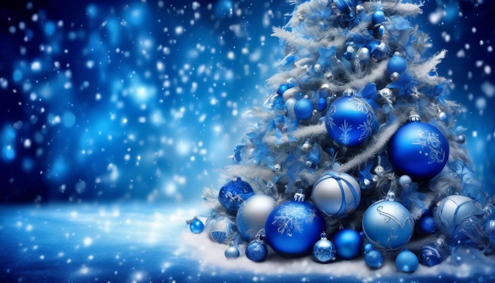 Blue Christmas Decorations - ByRetreat