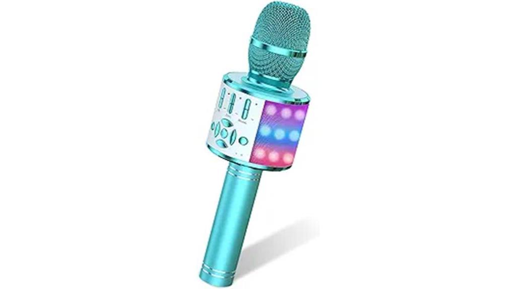 blue karaoke microphone toy