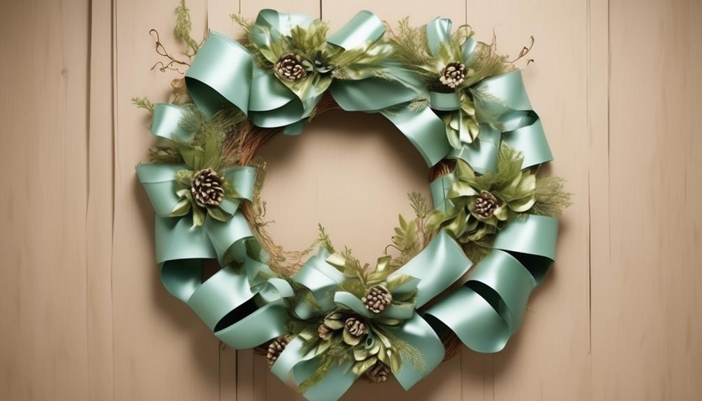 calculating ribbon length for wreath