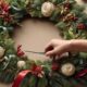 calculating ribbon length for wreath