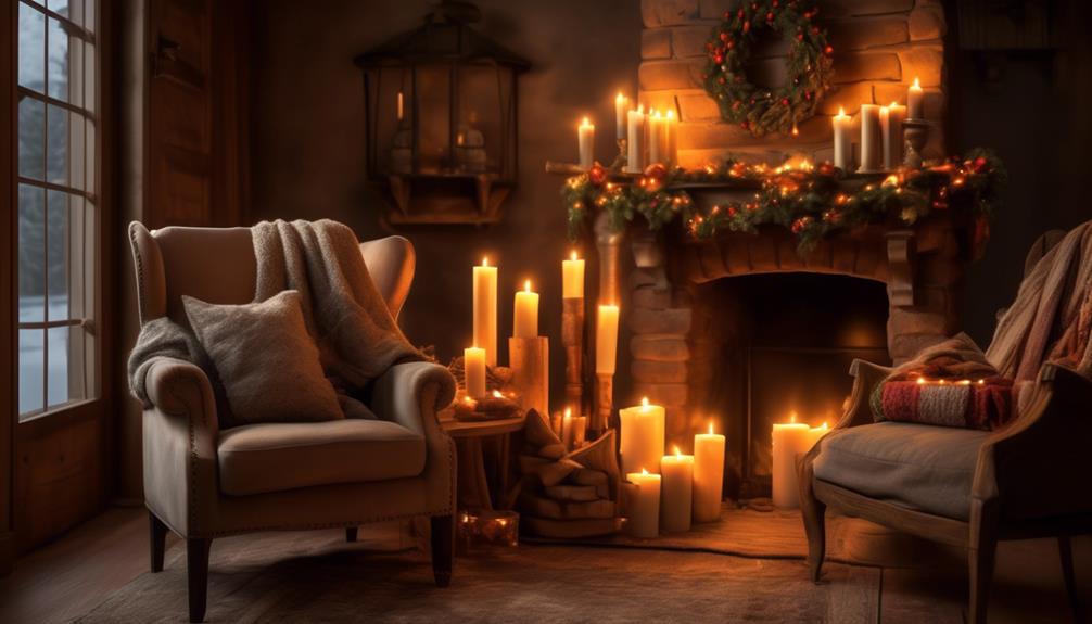 candlelit ambiance for comfort