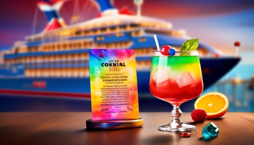 carnival drink package break even