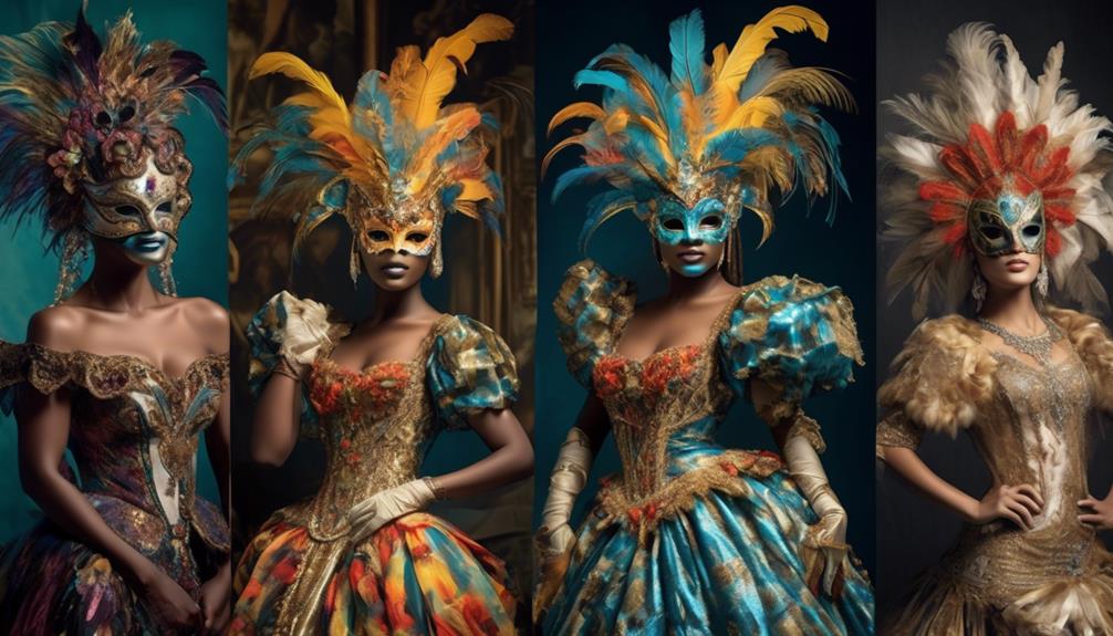 carnival fashion through time