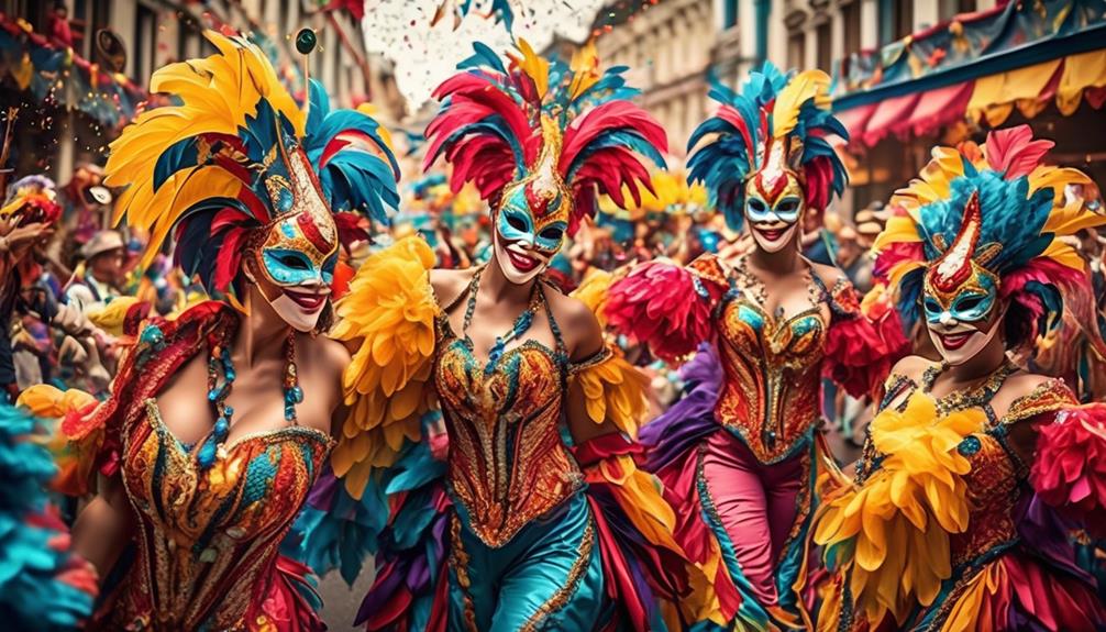 carnival traditions and mask wearing