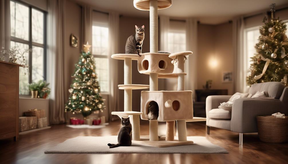 cat friendly christmas tree alternative