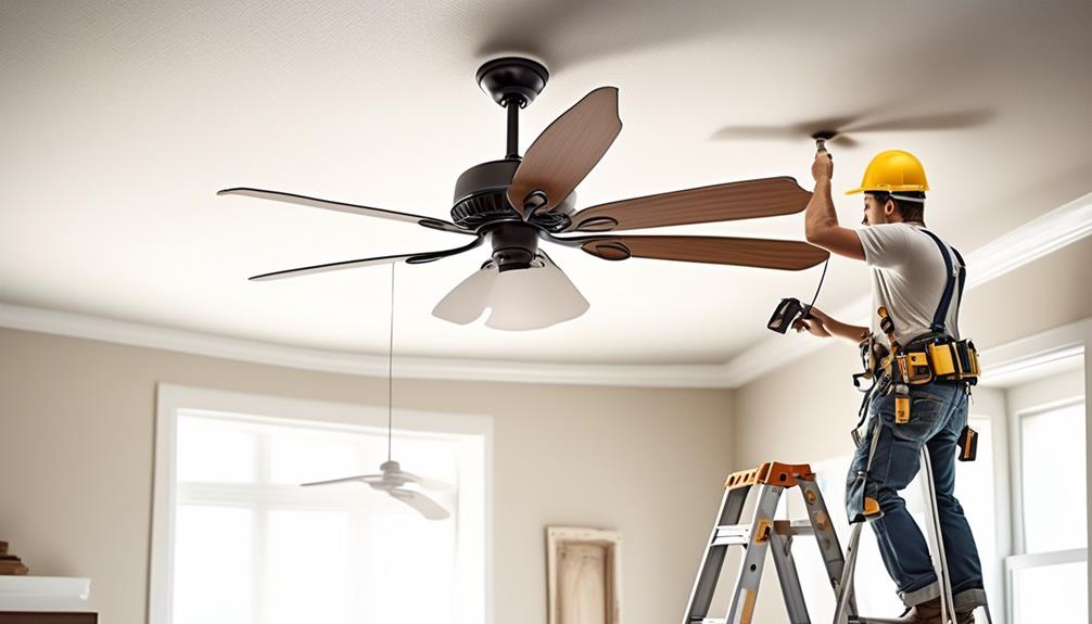 ceiling fan installation safety