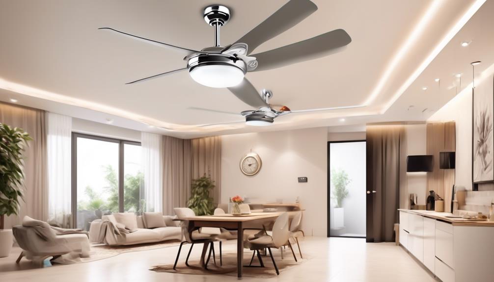 ceiling fan versus table fan power