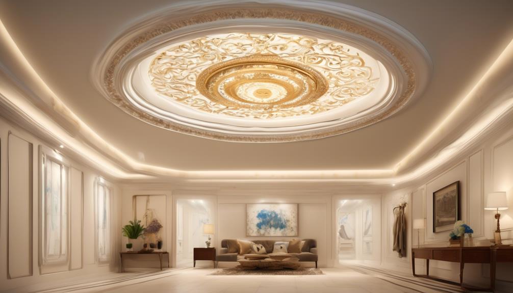ceiling medallion for extra space