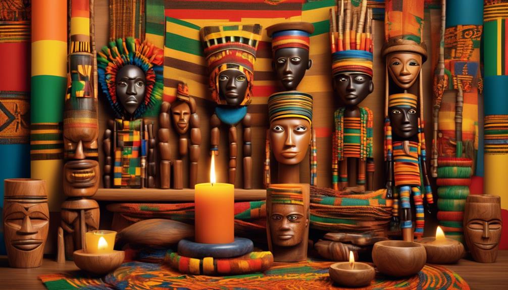 celebrating african heritage with traditional kwanzaa decor
