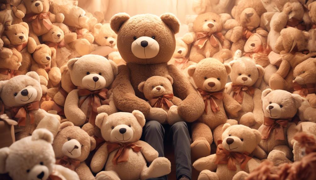 celebrating love with teddy bears