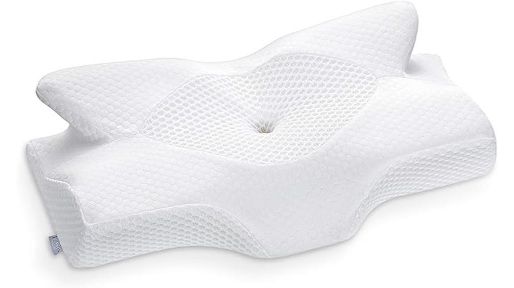 cervical foam pillow alleviates pain