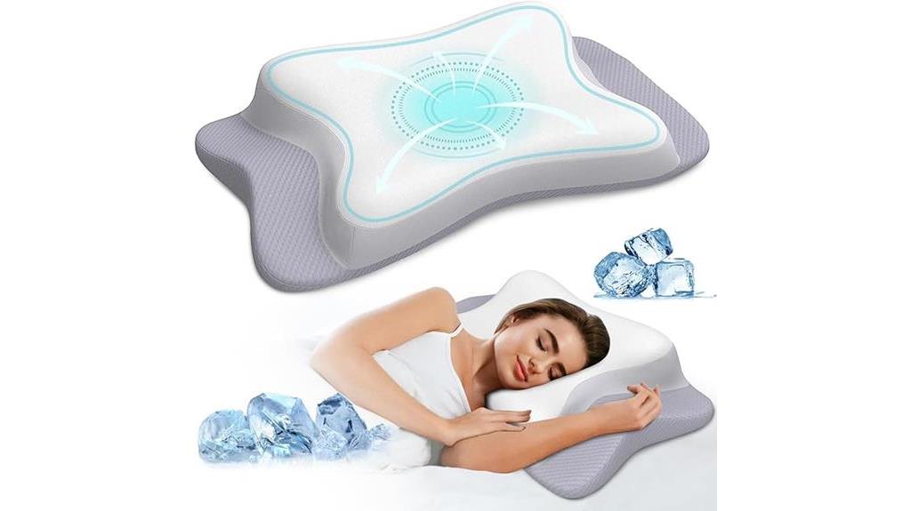 cervical pillow with cooling