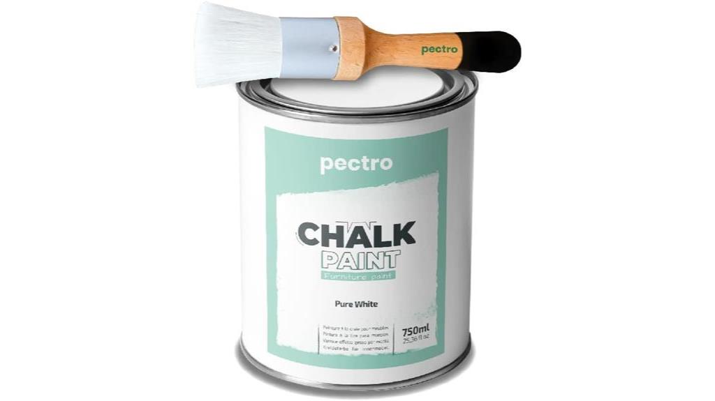 chalk paint and brush
