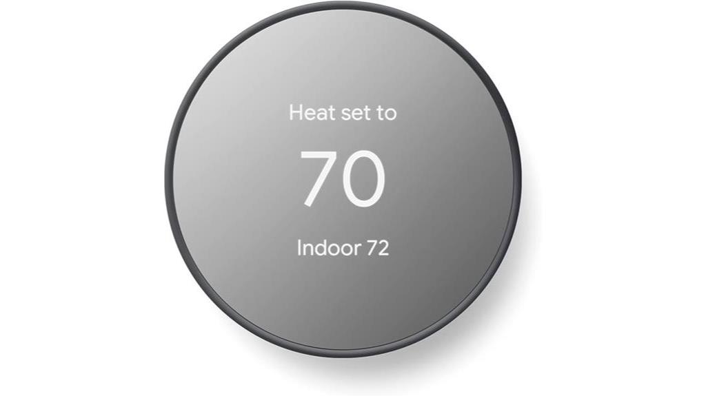 charcoal google nest thermostat