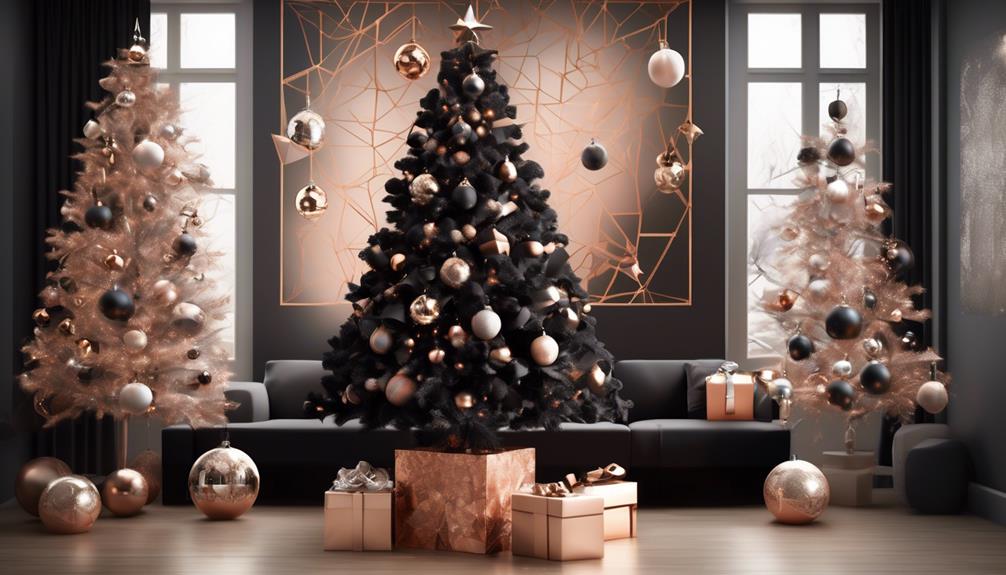 chic and contemporary holiday decor