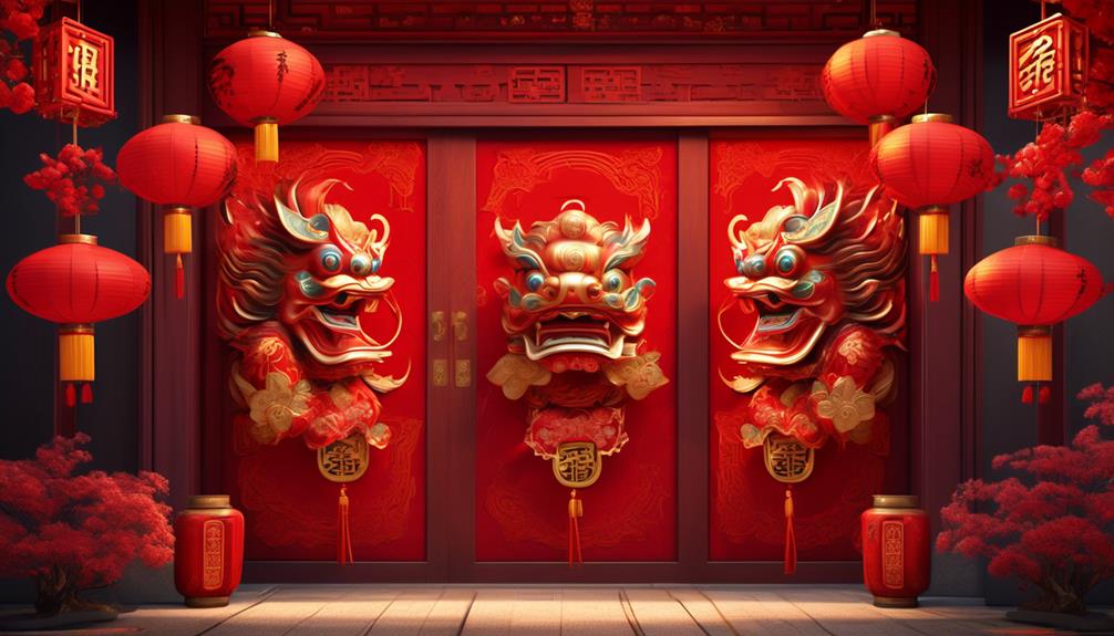 chinese tradition of door gods