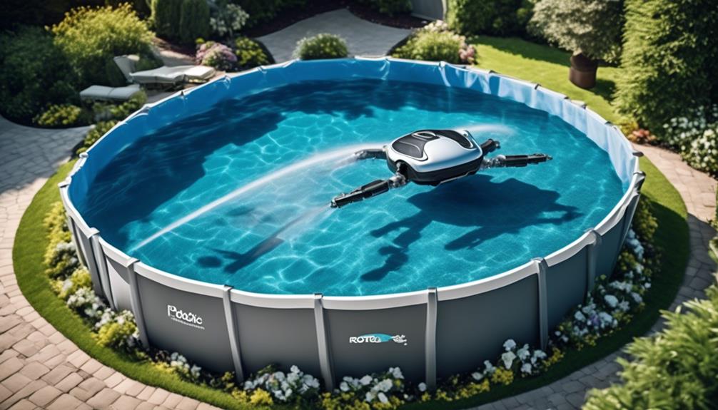 choosing an above ground robotic pool cleaner